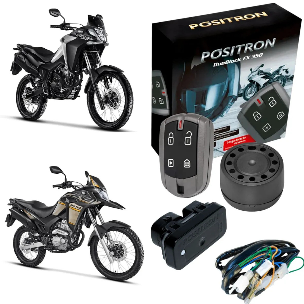 Alarme Moto Positron FX 350 G8 Dedicado Sahara XRE Tornado 300cc 2025 A 2026