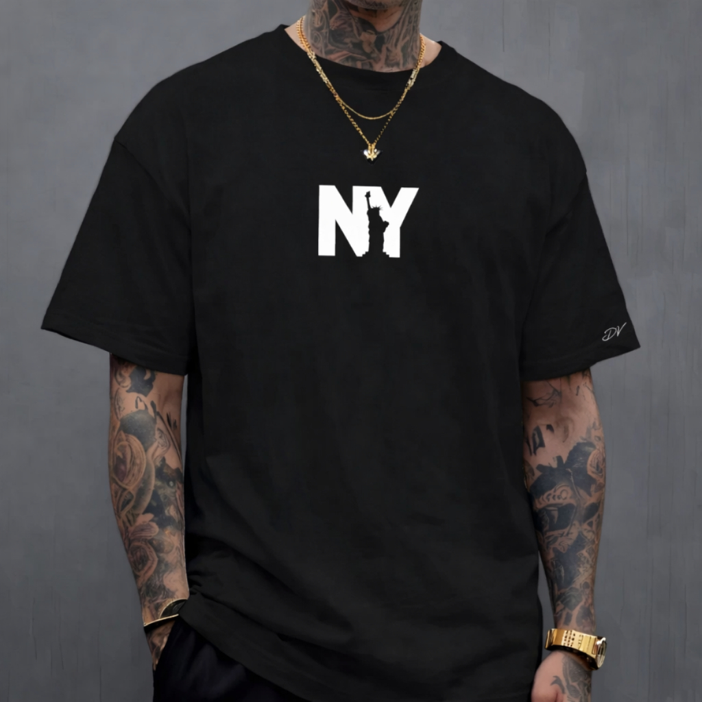 Camiseta NY Liberty unissex 100% algodão, lançamento camiseta NY Liberty  unissex casual e moderna..