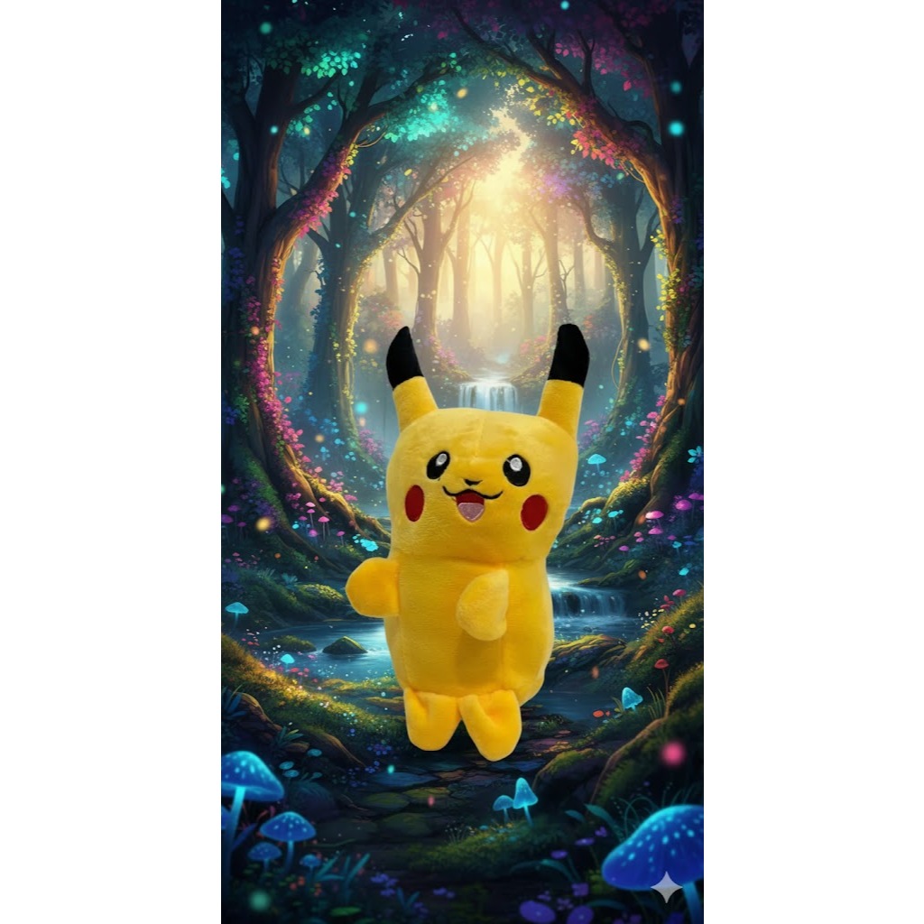 Pelúcia Pikachu Antialérgico 20 cm Pokémon pelucia infantil personagem