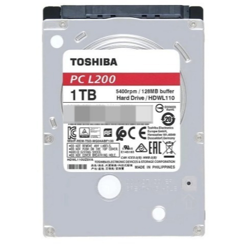 HD NOTE SATA3 2.5 1TB TOSHIBA 5400RPM 128MB - HDWL110UZSVA