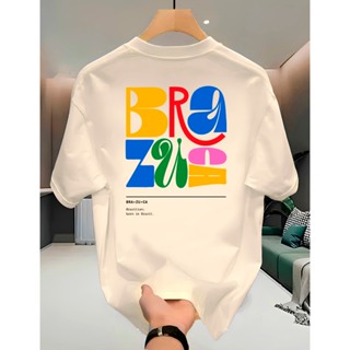 Camiseta Lançamento "BRAZUCA" Streetwear Camisa 100% Algodão Premium Unissex T-shirt Brasil em Oferta na Shopee