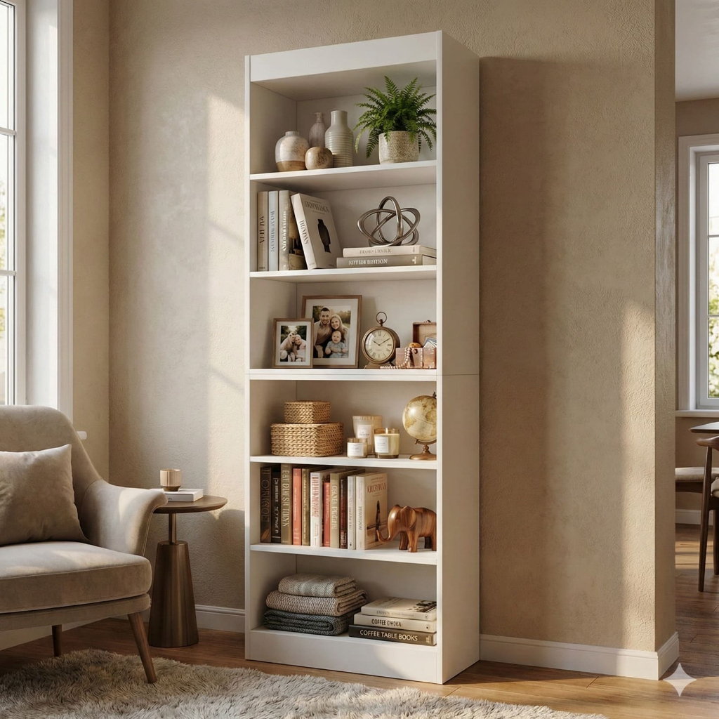 Prateleira Expositor Bipartido Vertical Multiuso Quarto e Sala em Oferta na Shopee