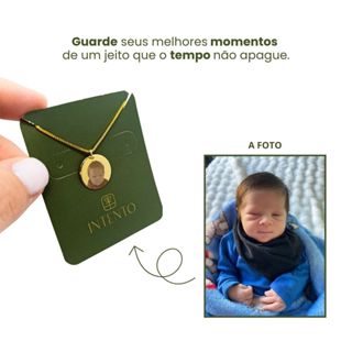 Gargantilha feminina personalizada com foto - presente personalizado - legendário em Oferta na Shopee