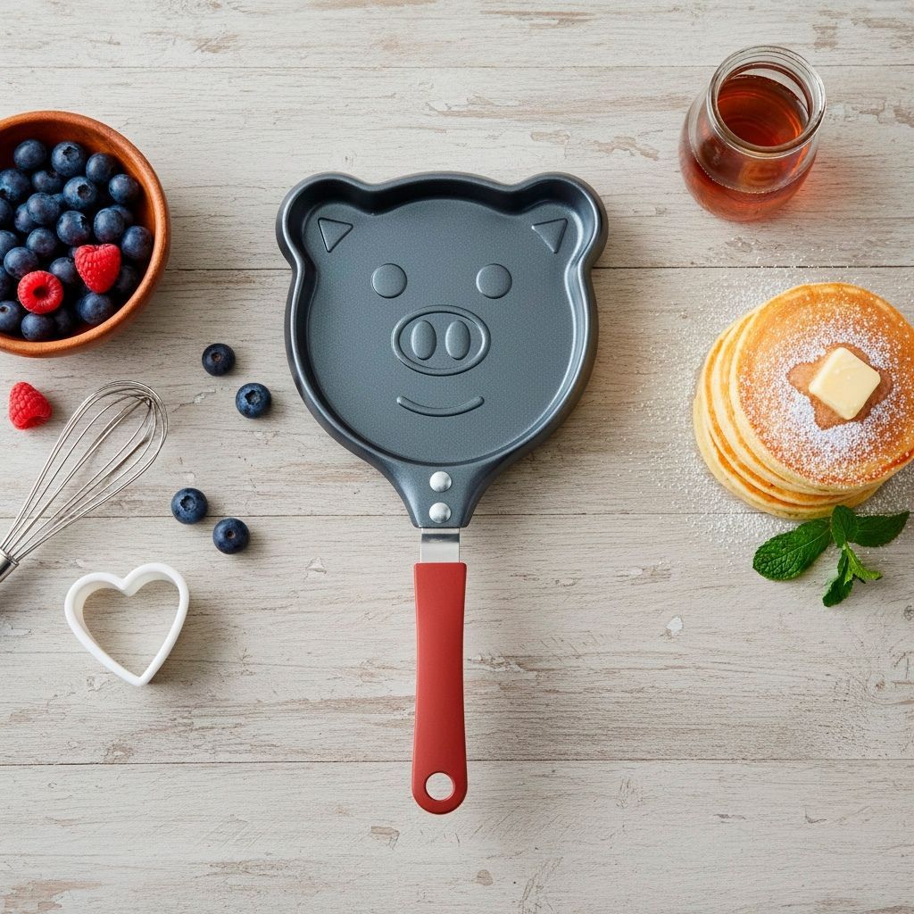 Allmini - Frigideira de Ferro com Forma de Porquinho em Oferta na Shopee