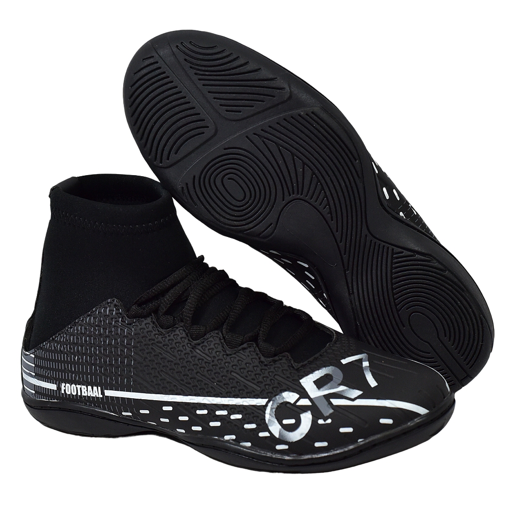 Chuteira Futsal Cano Alto Footbaal com Solado Antiderrapante
