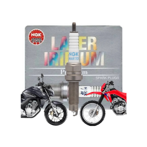 Vela LASER IRIDIUM NGK XRE 300 16... XRE 300L / TORNADO 24 / SAHARA 300 / CB 300F / TWISTER 22...