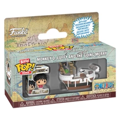 FUNKO BITTY POP RIDES ONE PIECE - MONEY D. LUFFY AND THE GOING MERRY (90112) NOVO ORIGINAL