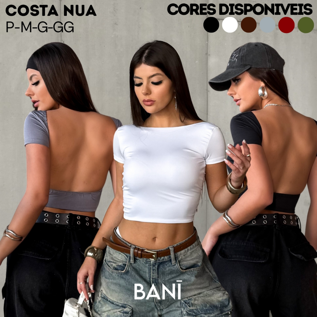 Cropped Suplex Manga Curta: Onde Comprar | BuscaProdutos