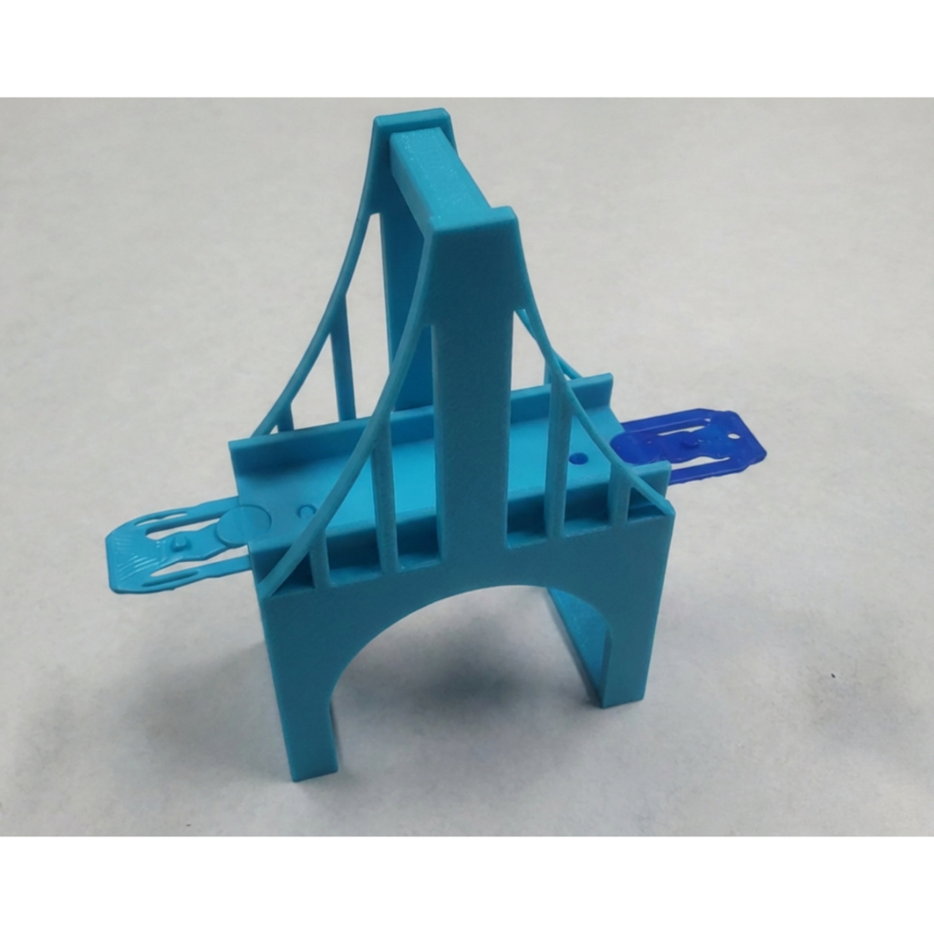 Ponte de Trilhos - -Compatível com Pista Hot Wheels - Várias Cores - Impressão 3D