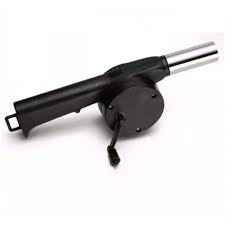 Soprador Acendedor Manual Fogo Churrasqueira para Churrasco Lareira Carvão Brasa Inox