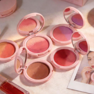 Duo Blush em Pó Efeito Degradê Natural, Alta Pigmentação, Fácil de Aplicar,Acabamento Natural-Koasis em Oferta na Shopee