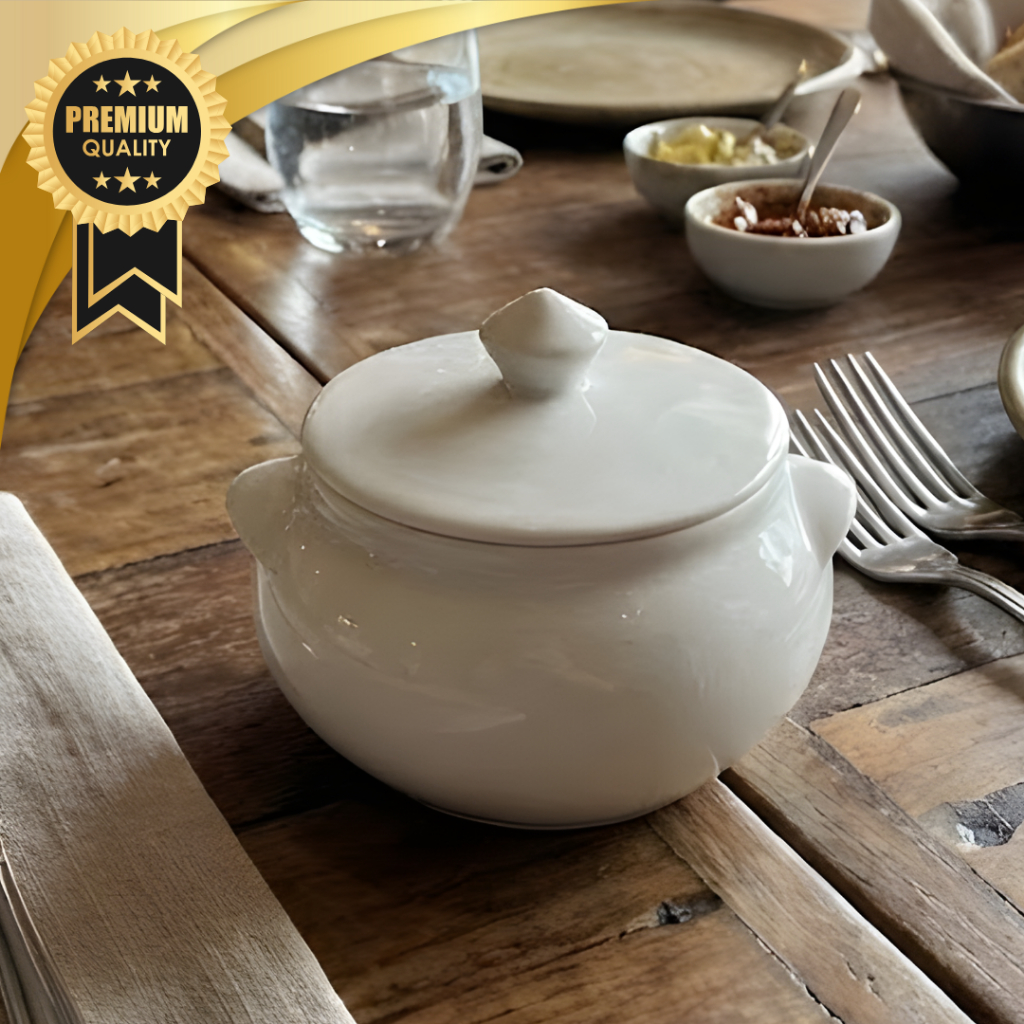 Mini Cumbuca de Porcelana Branca 300ml