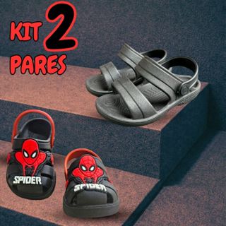 Kit Conjunto 2 Pares Papete Infantil Menino Conjunto Masculino Envio Rápido Volta as aulas em Oferta na Shopee