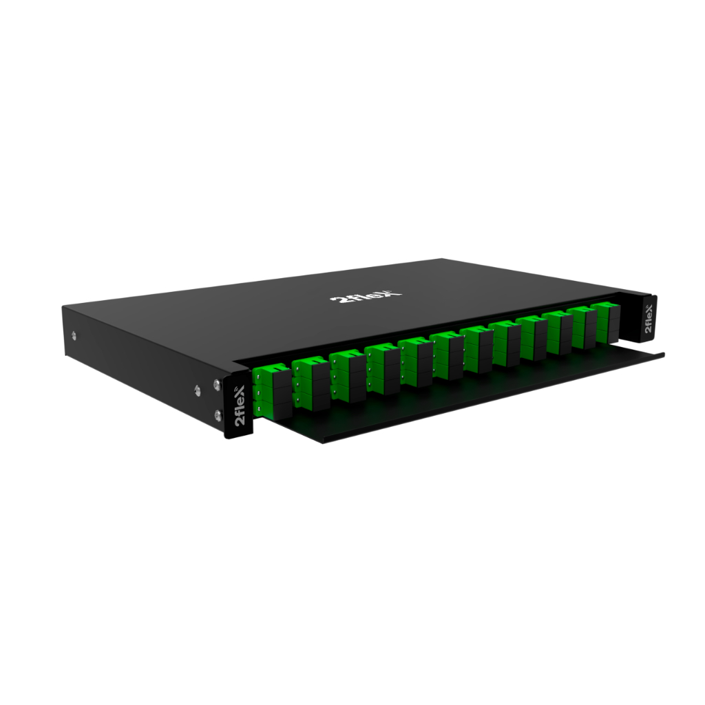 Distribuidor Interno Optico Dio 36 Fo Completo Sc Apc 2flex