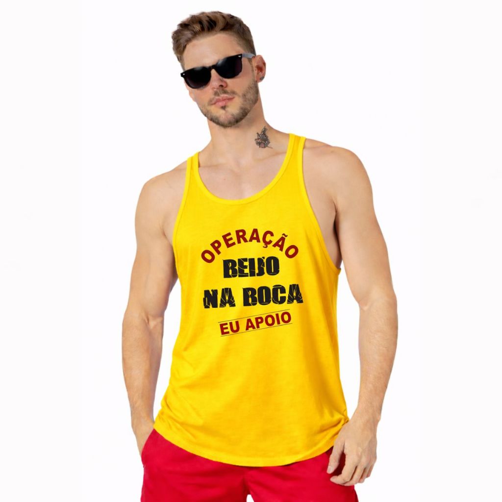 Regata Cavadona Cavada Camiseta Carnaval Frase Folia Beijo Na boca Treino Academia Masculina