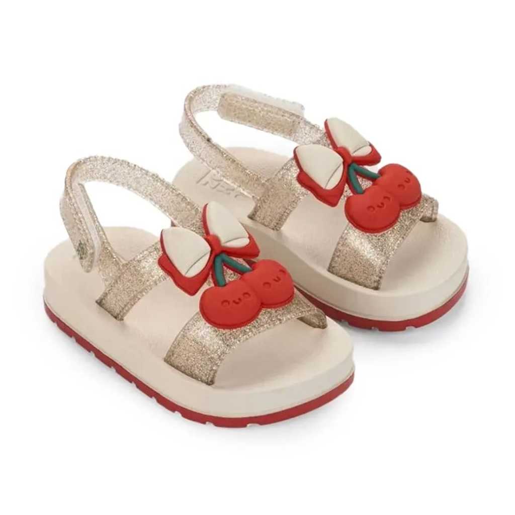 Sandália Infantil Zaxy Nina Cherry com Solado Flexível e Confortável