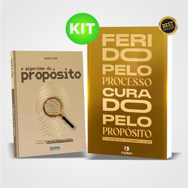 Kit 2 Livros: Ferido pelo Processo, Curado pelo Propósito + O Algoritmo do Propósito em Oferta na Shopee