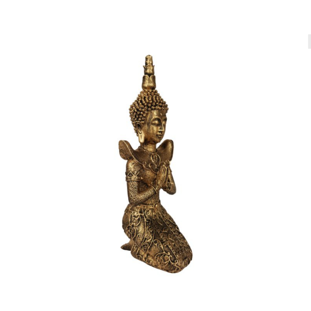 Buda Hindu Orando de Joelho em Resina