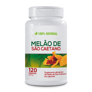 Melão de São Caetano 500mg 120 Cápsulas - 100% Natural em Oferta na Shopee