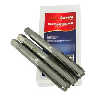 Jogo De Macho Para Fazer Rosca M12 X 1.50 Ferramenta 3 Peças em Oferta na Shopee