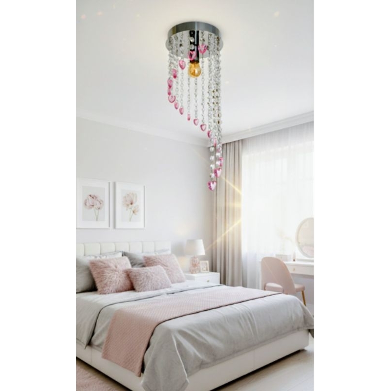 Lustre Inox redondo coraçao sofisticado max brilho
