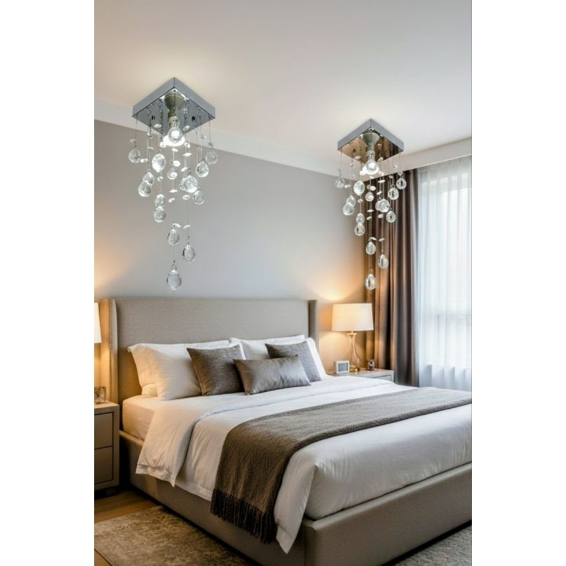Lustre Cristal Acrilico Magnific Sala quarto Hall escritorio
