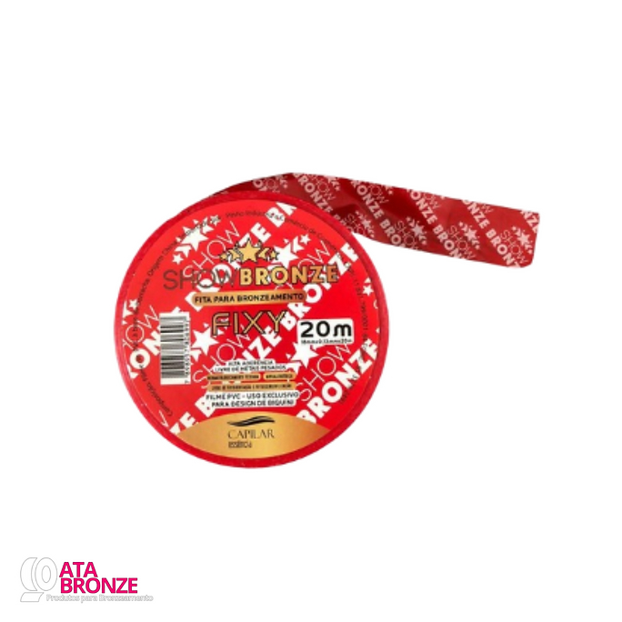 KIT 10 FITAS VERMELHAS ESTAMPADAS SHOW BRONZE | CAPILAR ESSENCIA em Oferta na Shopee