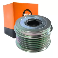Polia Roda Livre Alternador 6 Filetes Para Blazer Frontier Tracker S10 2.8 Fox 1.2 Zen 03D903119A