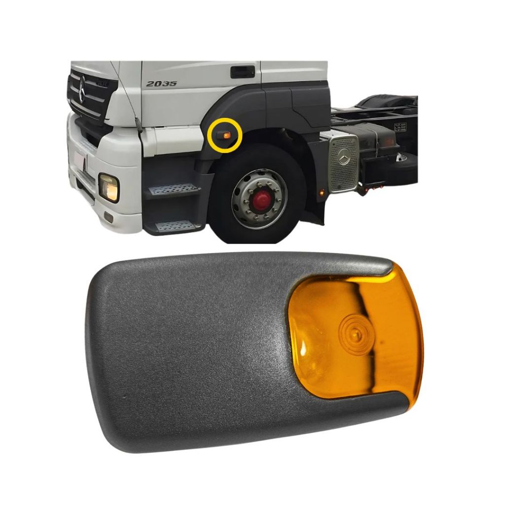Lanterna Pisca Seta Lateral Para Mercedes Benz Axor 2035 2044 2540 2640 2644 3310 4140 9408200221 em Oferta na Shopee