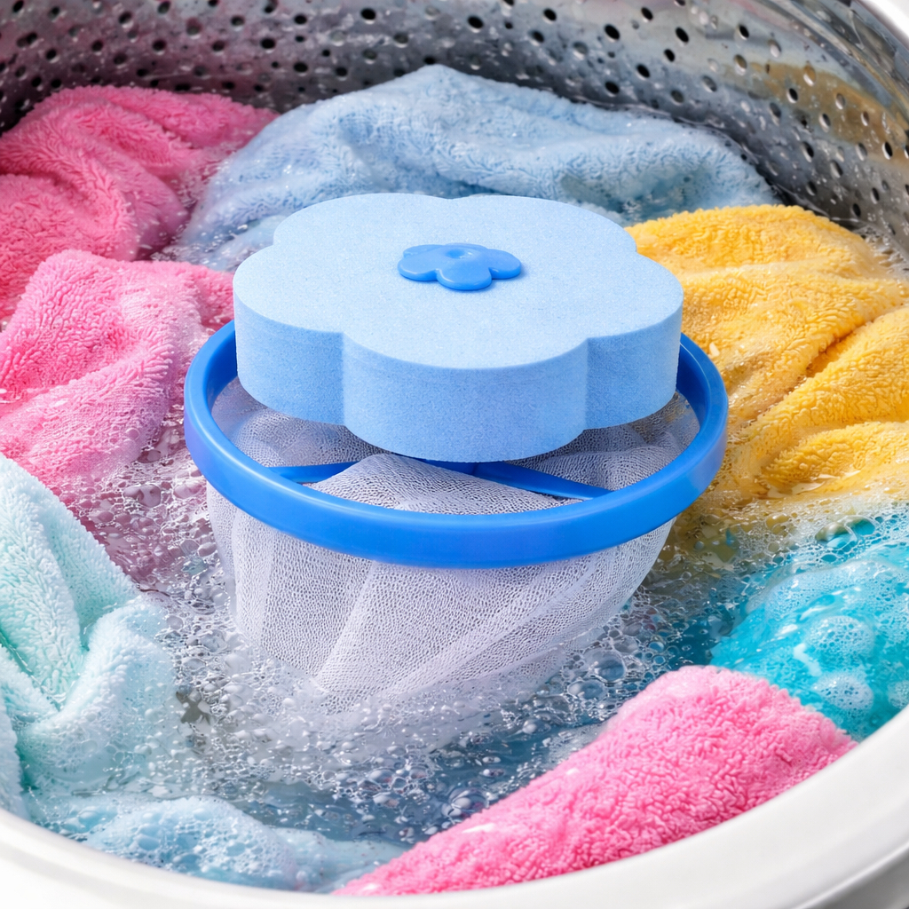 Filtro coletor de pelos para máquina de lavar saco reutilizável tira pelos cabelos e fiapos
