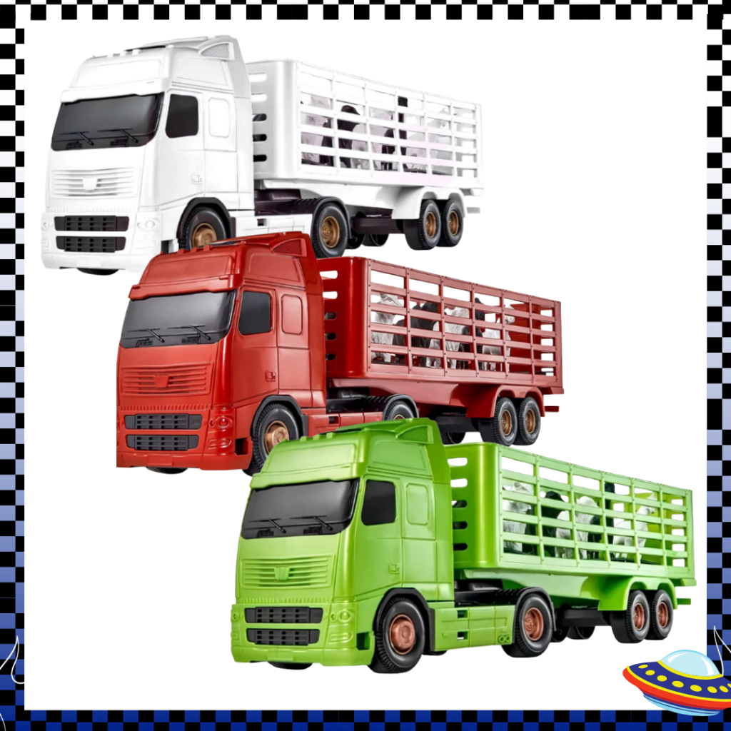 Caminhao Boiadeiro Voyager Roma Brinquedos Transporta Animais - Escolha em Oferta na Shopee