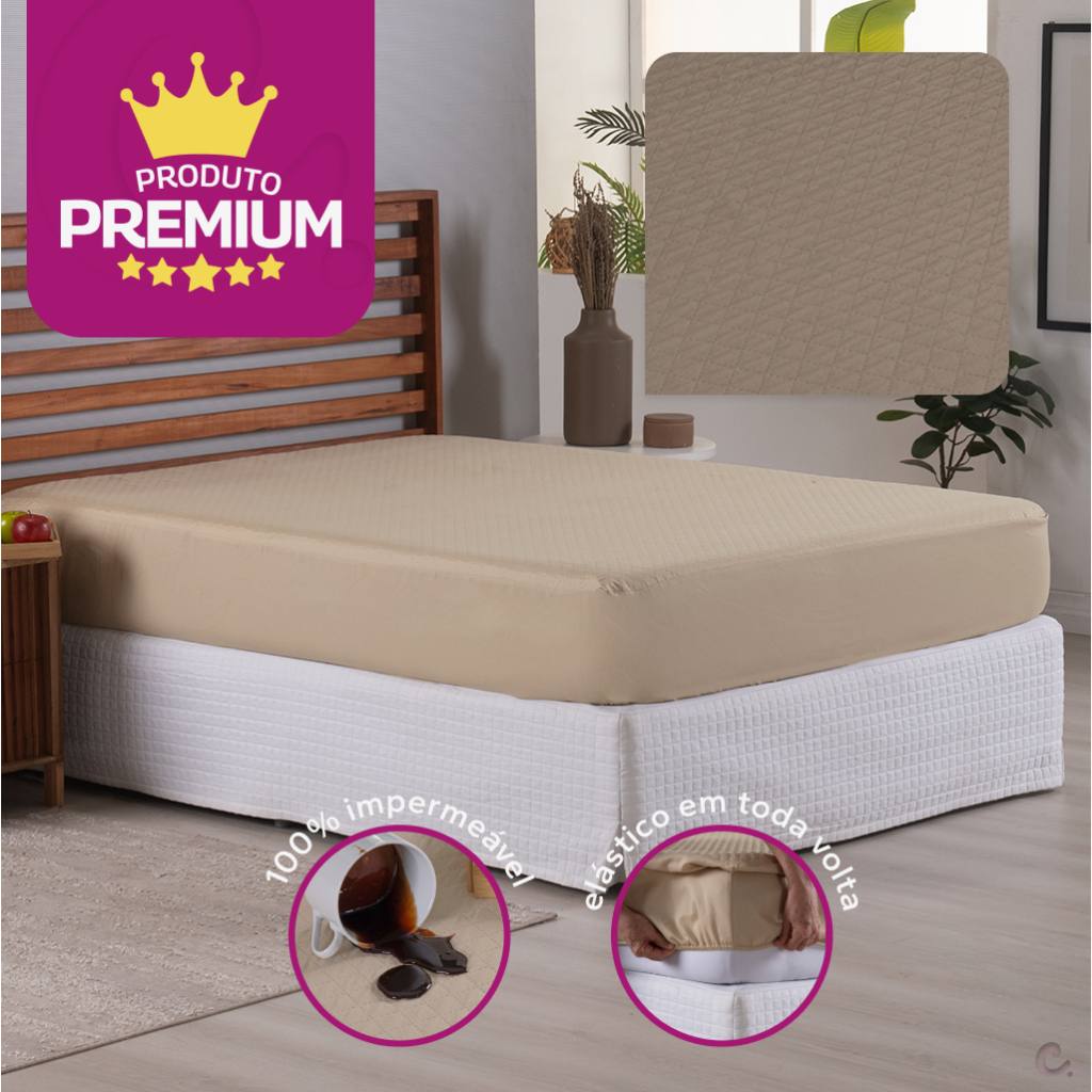 Capa Para Colchão Impermeavel PREMIUM Para Colchão Matelado Com Elastico