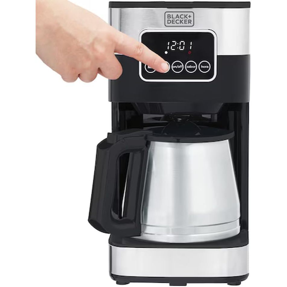 Cafeteira Elétrica Programável 24 Horas Gourmand Gris Cm350g-br 127V, com Display Touch e Desligamento Ayutomático