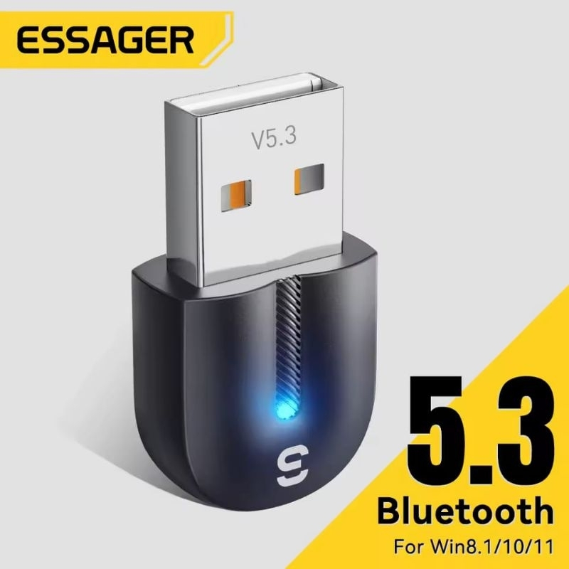 Adaptador Bluetooth 5.3 ESSAGER Original – Ideal para PC Windows