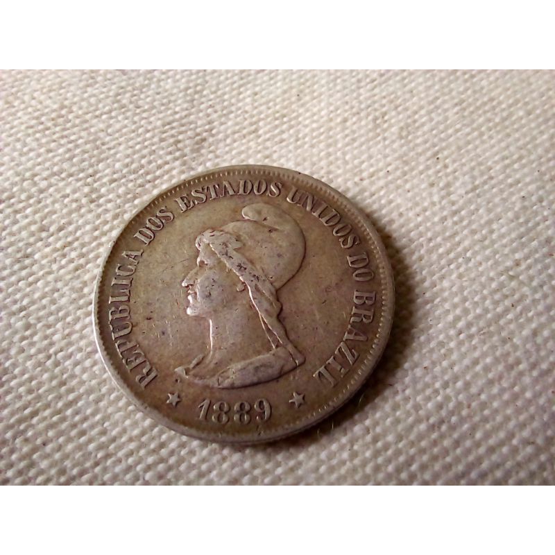 Clássica Moeda Prata 500 Réis 1889