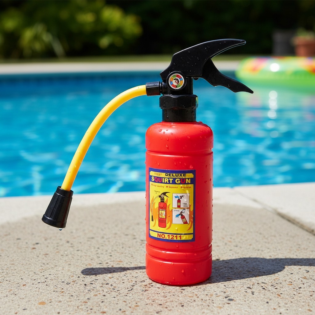 Mini Extintor De Incêndio Brinquedo Lança Água em Oferta na Shopee