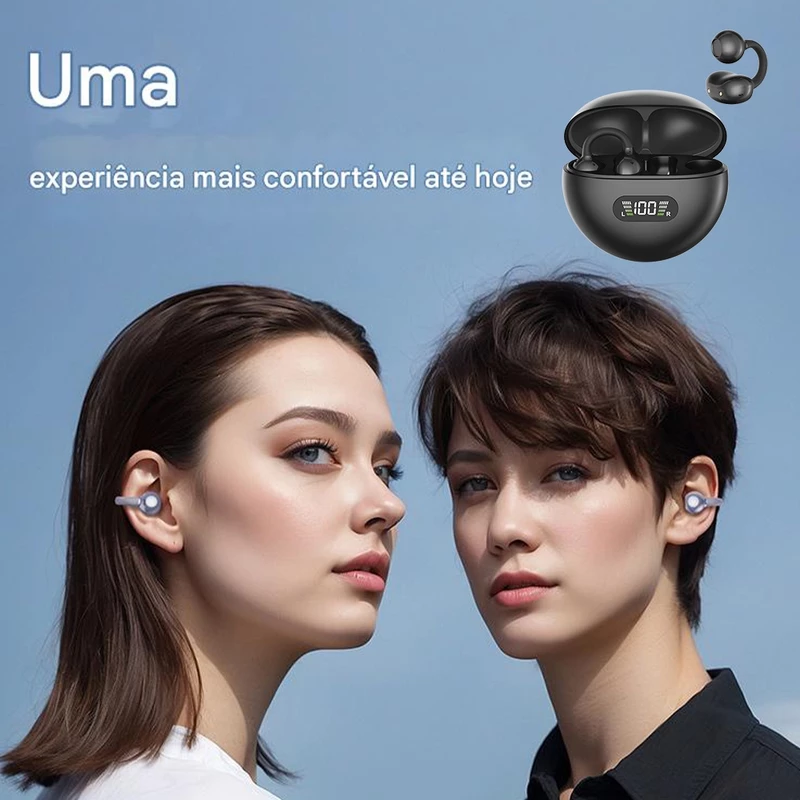 Fones de Ouvido Esportivos sem Fio com Clipe Q71 Bluetooth OWS — foto 2