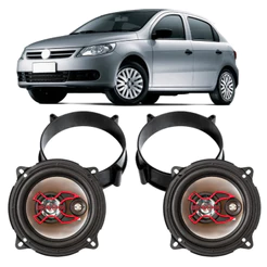 Kit Alto Falante Gol G5 G6 G7 Somente Traseiro 5 Bravox Par
