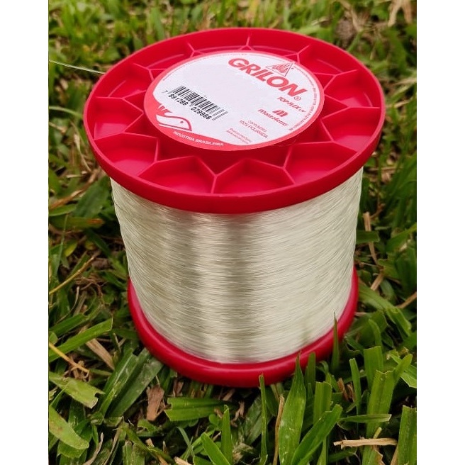 Linha de Pesca Artesanato Grilon Nylon Monofilamento Carretel de 500 Gramas Várias Medidas