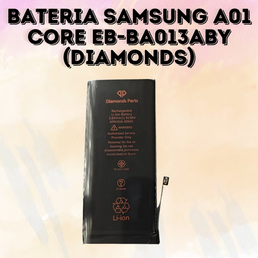 BATERIA DIAMONDS COMPÁTIVEL PARA SAMS.A01 CORE, A14 5G, J5 PRIME,  J7/J7 NEO/J4 2018 e M20/M30