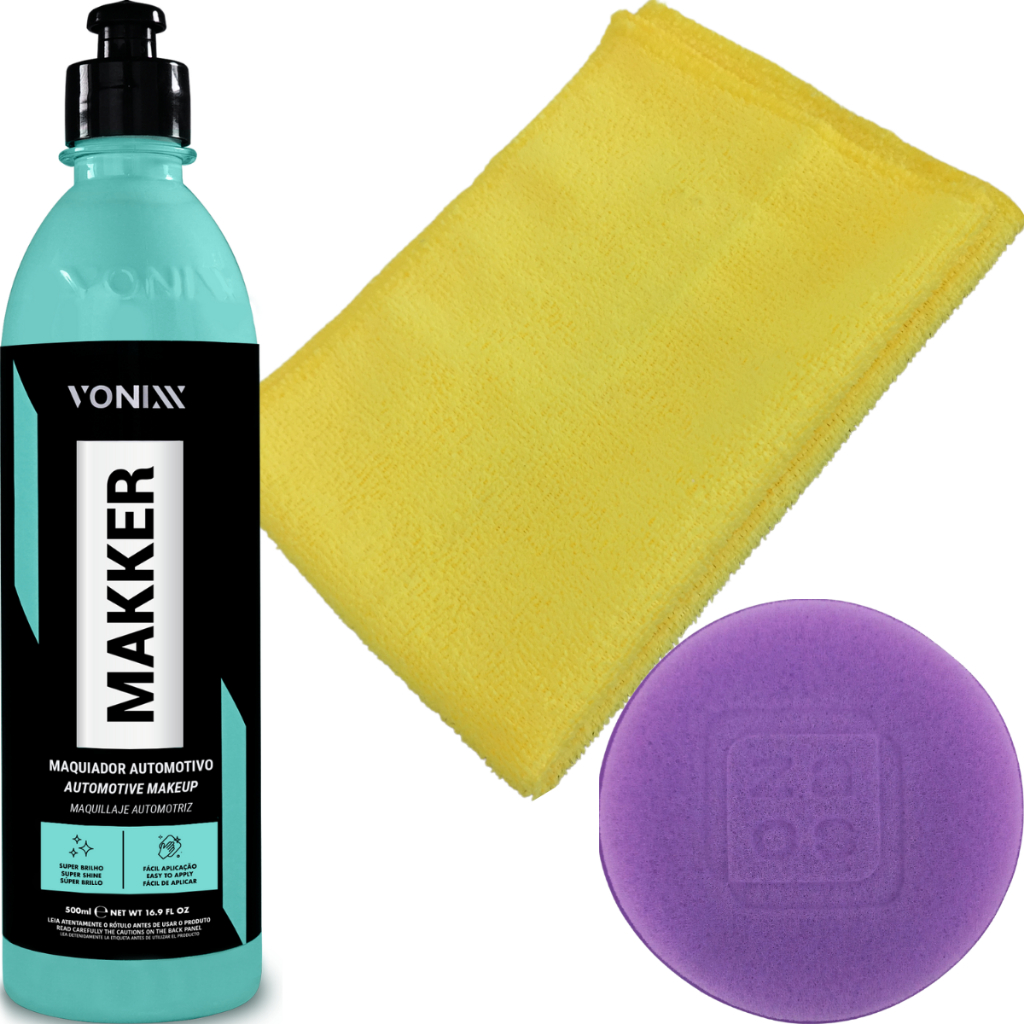 Makker Maquiador Automotivo Vonixx 500ml + Aplicador e Pano em Oferta na Shopee