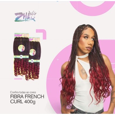 KIT 2 UNIDADE French Curl Cabelo Trança Caracol