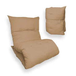 Colchonete Futon 170x60x9cm Colchão Solteiro Portátil Almofada Multiuso Visita Meditação