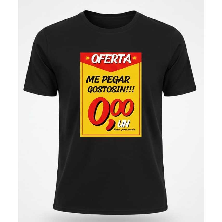 Camiseta Oferta do dia: P, M, G e GG - 100% Algodão | Cultura LGBT