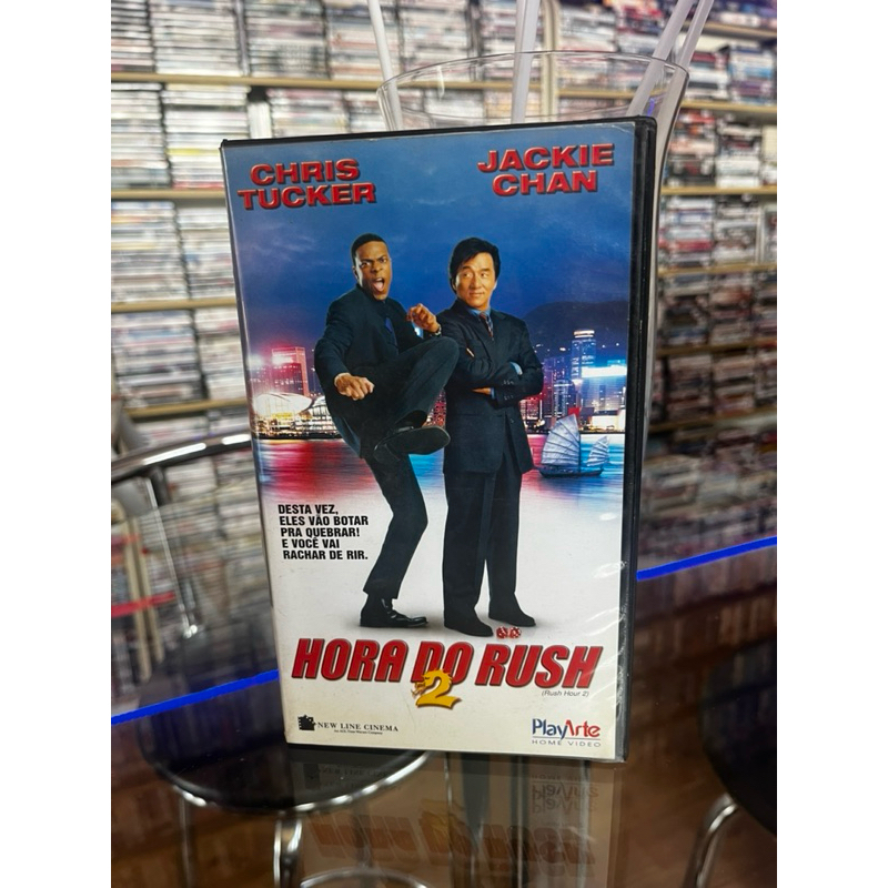 VHS “Hora do Rush 2” - Jackie Chan, legendado