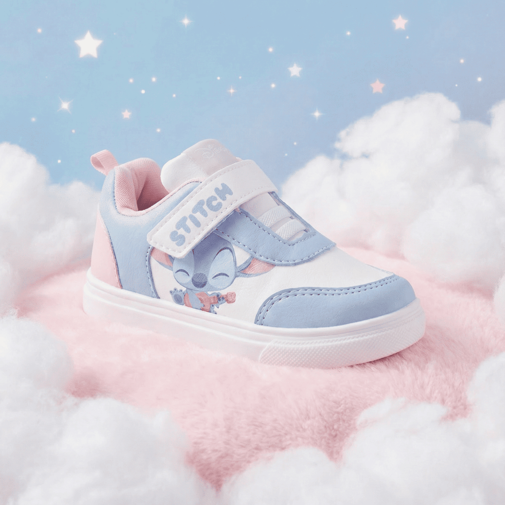 Calçado Infantil Feminino Stitch Disney – Confortável Anatômico Leve