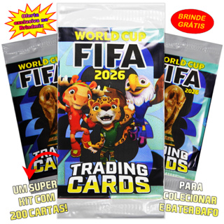 KIT 200 CARDS - COPA DO MUNDO 2026 (CARTINHAS) em Oferta na Shopee