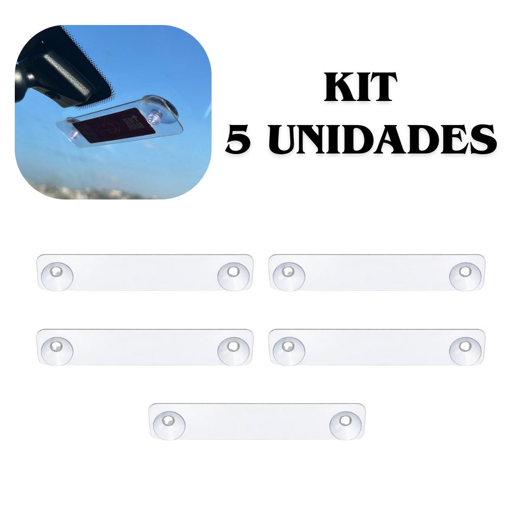 Suporte Acrílico Transparente Compatível TAG Veicular de Pedágio Sem Parada em Oferta na Shopee