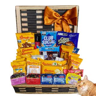 Cesta Bau De Cafe Da Manhã Completa Presente 30 Itens Aniversario Surpresa Casal em Oferta na Shopee