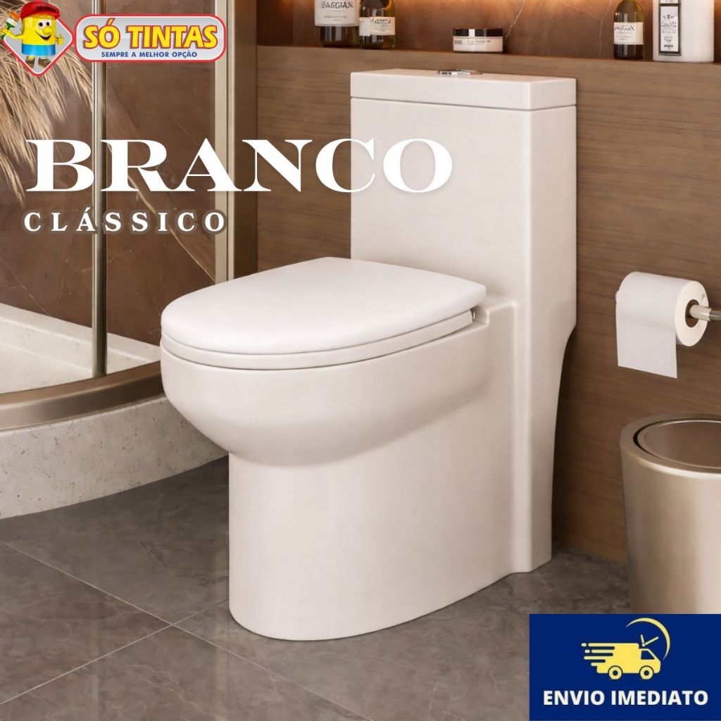 Assento Sanitário Branco Almofadado Tampa Vaso Universal Deca Celite Icasa em Oferta na Shopee